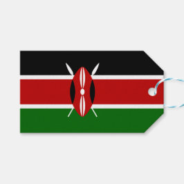 Kenyan Flag (Kenia) Cadeaulabel