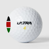 Kenyan Flag (Kenia) Golfballen (Logo)