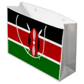 Kenyan Flag (Kenia) Groot Cadeauzakje (Achterkant Gekanteld)