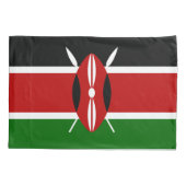 Kenyan Flag (Kenia) Kussensloop (Achterkant)