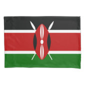 Kenyan Flag (Kenia) Kussensloop (Voorkant)