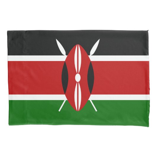 Kenyan Flag (Kenia) Kussensloop (Voorkant)