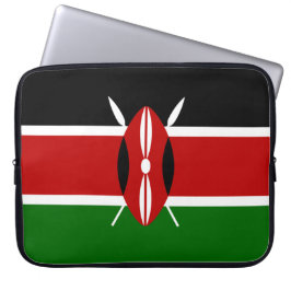 Kenyan Flag (Kenia) Laptop Sleeve