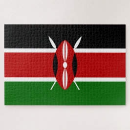 Kenyan Flag (Kenia) Legpuzzel
