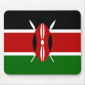 Kenyan Flag (Kenia) Muismat (Voorkant)