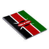 Kenyan Flag (Kenia) Notitieboek (Rechterzijde)