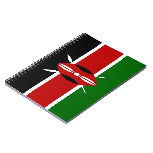 Kenyan Flag (Kenia) Notitieboek (Linkerzijde)