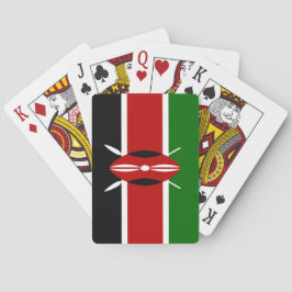 Kenyan Flag (Kenia) Pokerkaarten