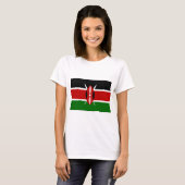 Kenyan Flag (Kenia) T-shirt (Voorkant volledig)