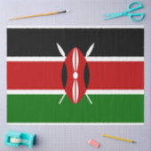 Kenyan Flag (Kenia) Tissuepapier (Craft)