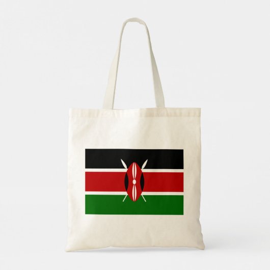 Kenyan Flag (Kenia) Tote Bag (Achterkant)