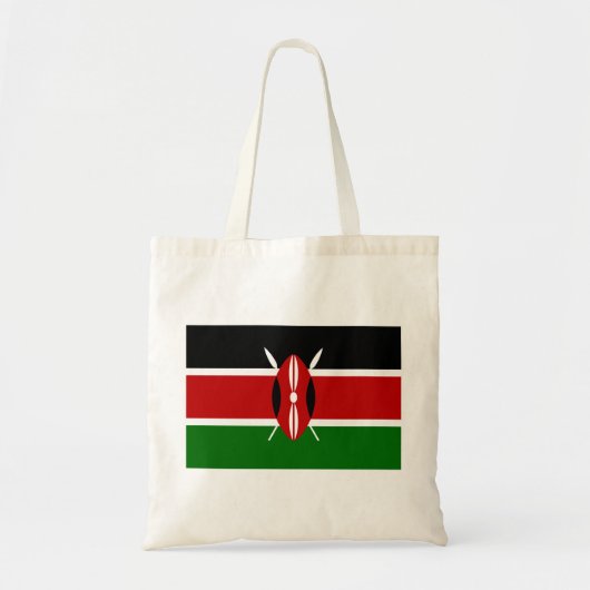 Kenyan Flag (Kenia) Tote Bag (Voorkant)