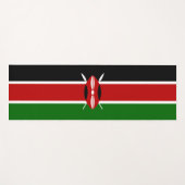 Kenyan Flag (Kenia) Yogamat (Voorkant (horizontaal))