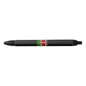 Kenyan Flag (Kenia) Zwarte Inkt Pen (Voorkant)