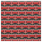 Kenyan Flag & Kenya Trendy Fabric/mode Stof (Swatch)