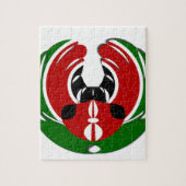 Kenyan Flag Legpuzzel (Verticaal)