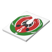 Kenyan Flag Notitieblok (Linkerzijde)