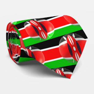Kenyan Flag Stropdas