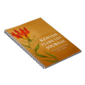 Kenyan Flame Lily Journal – Soulful Notebook  Notitieboek (Rechterzijde)
