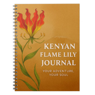 Kenyan Flame Lily Journal – Soulful Notebook Notitieboek