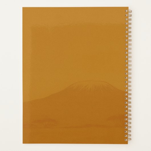 Kenyan Flame Lily Journal – Soulful Notebook Planner (Achterkant)