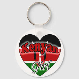 Kenyan Girl Sleutelhanger