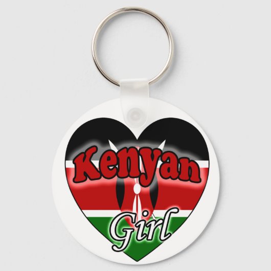Kenyan Girl Sleutelhanger (Voorkant)