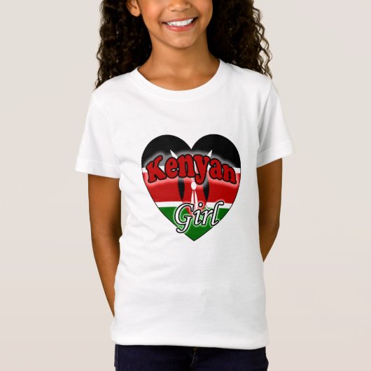 Kenyan Girl T-shirt (Voorkant)
