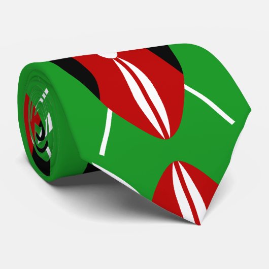 Kenyan Maasai Shield Stropdas (Opgerold)