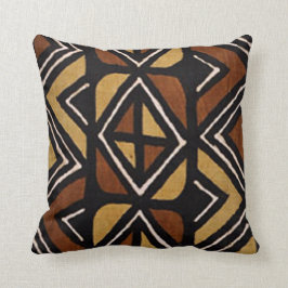 Kenyan Mud Cloth Pattern #2 Pillow Kussen