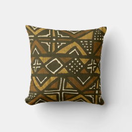 Kenyan Mud Cloth Pattern Pillow Kussen