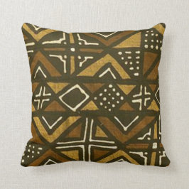 Kenyan Mud Cloth Pattern Pillow Kussen