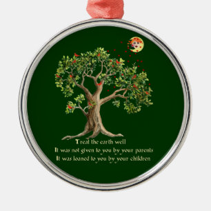 Kenyan Natuur Proverb Metalen Ornament