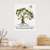 Kenyan Natuur Proverb Poster (Keuken)
