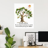 Kenyan Natuur Proverb Poster (Thuiskantoor)