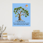 Kenyan Natuur Proverb Poster (Keuken)
