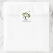 Kenyan Natuur Proverb Ronde Sticker (Tas)