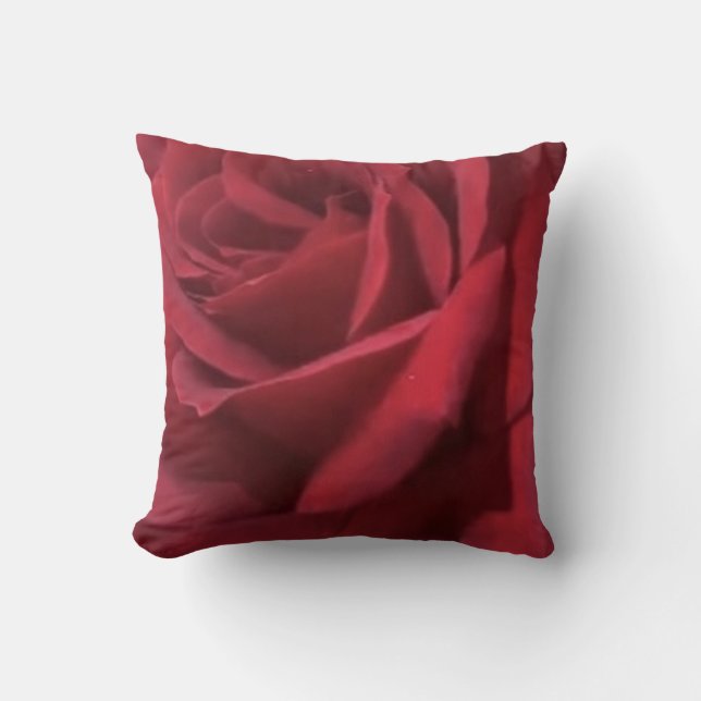 Kenyan Red Rose Kussen (Voorkant)