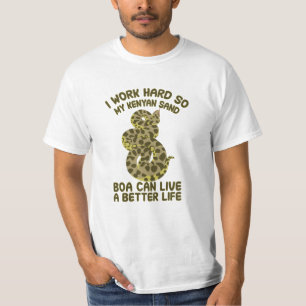 Kenyan Sand Boa citaat T-shirt
