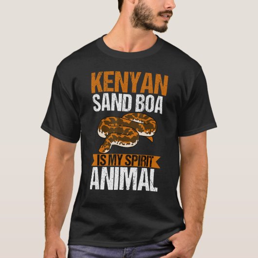 Kenyan Sand Boa Is Mijn Geest Dier Slang Eigenaar T-shirt (Voorkant)