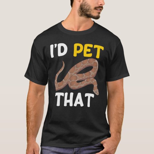 Kenyan Sand Boa Snake Owner I d Pet That 1 T-shirt (Voorkant)