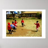 KENYAN SCHOOL KINDEREN IN KENIA POSTER (Voorkant)