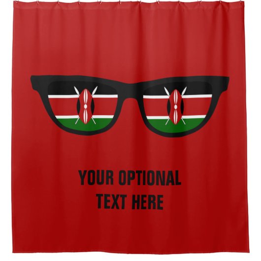 Kenyan Shades aangepast douchegordijn (Voorkant)