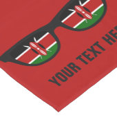 Kenyan Shades aangepaste tabelrunners Korte Tafelloper (Hoek)