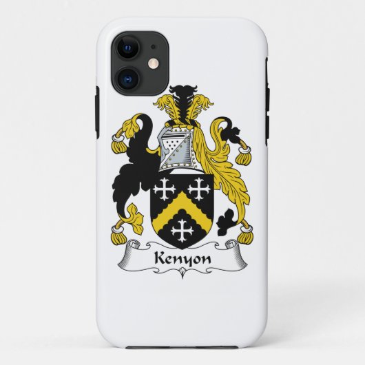 Kenyon Family Crest Case-Mate iPhone Case (Achterkant)