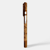 Keokea Beach Faux Hout Surfboard in Koa Case-Mate iPhone Case (Achterkant / Links)