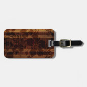 Keokea Beach Faux Wood Surfboard Bagagelabels (Voorkant horizontaal)