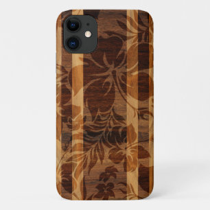 Keokea Beach Faux Wood Surfboard Case-Mate iPhone Case