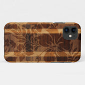 Keokea Beach Faux Wood Surfboard iPhone 5 Hoesjes (Achterkant (horizontaal))