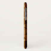 Keokea Beach Hibiscus Faux Wood Surfboard Case-Mate iPhone Case (Achterkant/links)